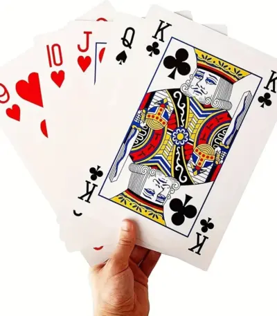 Cartes à jouer- Taille XXL - Kf s f dbd f a c c e - Toys Galaxy