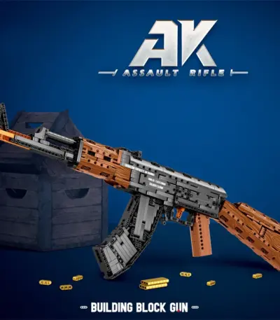 Briques de construction - Fusil d'assaut (AK47) - Kf s dd e fde b a da a fc - Toys Galaxy