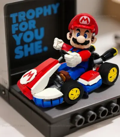 Blocs de construction - Mario Kart - Kf sd dad f baba b b e k - Toys Galaxy