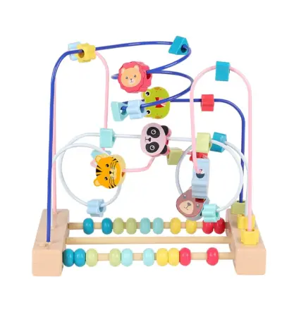 Labyrinthe de perles d'animaux colorés - Kf sd d e d c fd f ceat - Toys Galaxy