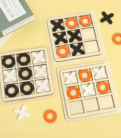 Jeu de Morpion en bois (Tic-Tac-Toe) - Kf sfe e dab b a e fdf fc b du - Toys Galaxy
