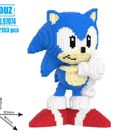 Briques de construction « Sonic the Hedgehog » - Kf s c cb f be abf f f b n - Toys Galaxy