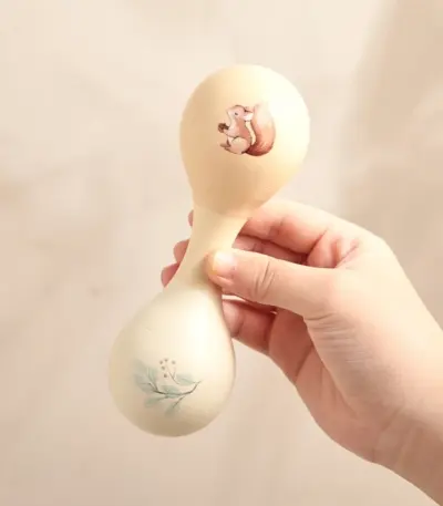 Hochet d'éveil en bois naturel - Kf s d fabd dbfbb f c j - Toys Galaxy