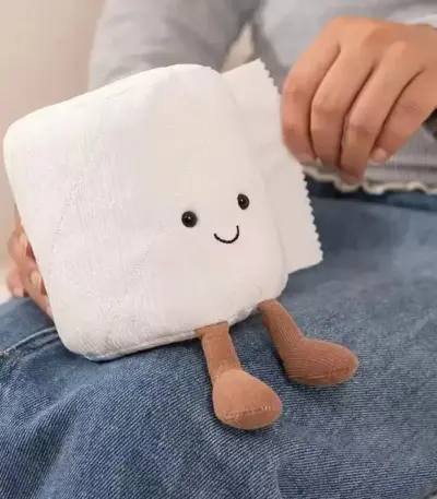 Peluche de « Rouleau de papier toilette » kawaï - Kf s aad aea ea f b - Toys Galaxy