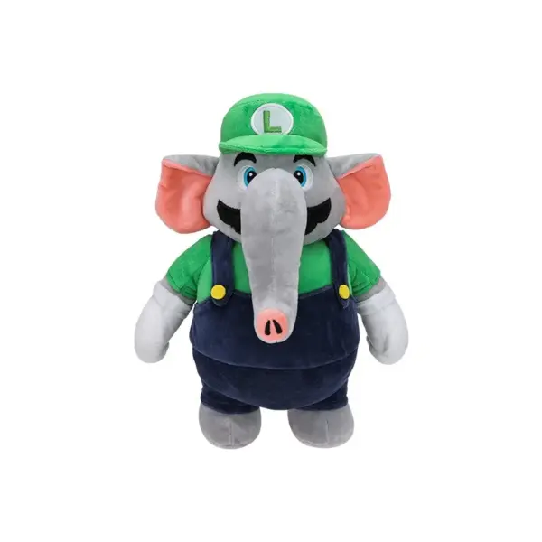 Peluche de « Luigi Éléphant » dans Super Mario Bros. Wonder - Kf s f c c af f d aeq - Toys Galaxy