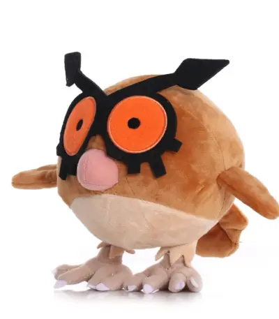 Jouets en peluche « Hoothoot » dans Pokemon - Kf s a e d e l - Toys Galaxy