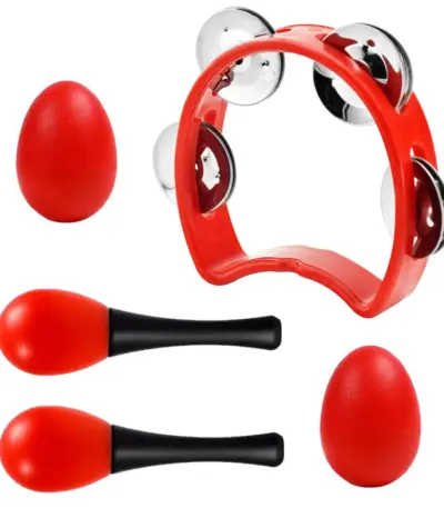 Kit Éveil Musical – Tambourin & Maracas - Kf s ee a e f a fb c dabn - Toys Galaxy