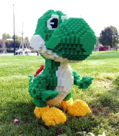 Briques de construction "Yoshi" dans Super Mario - Kf sa ad d c e a b b cf b f c - Toys Galaxy