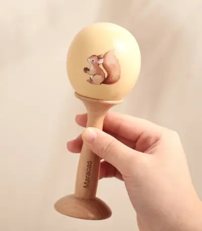Maracas en bois pour enfants - Kf sbef f b e f e ei - Toys Galaxy