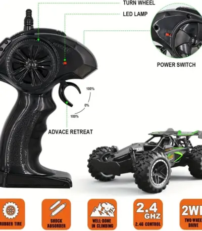 Voiture de course télécommandée à grande vitesse (15 KM/H) - Kf sd f f c a f f b d df - Toys Galaxy