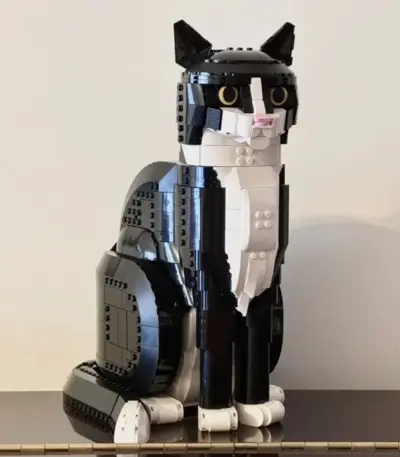 Blocs de construction "Smoking Cat" - Kf sff f d b b b aac bdedq - Toys Galaxy