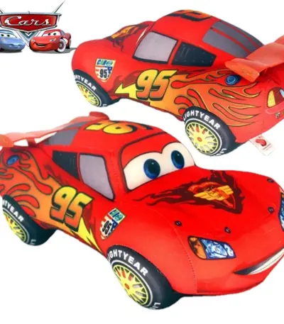 Peluche voiture “Flash McQueen 95” – Cars - Kf s a b e f c af d f e q - Toys Galaxy