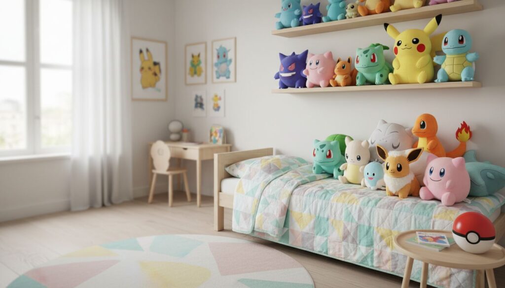 peluches pour fans de Pokémon