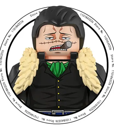 Figurine LEGO de “Sir Crocodile” dans One Piece - Kf s e c a d b d n - Toys Galaxy