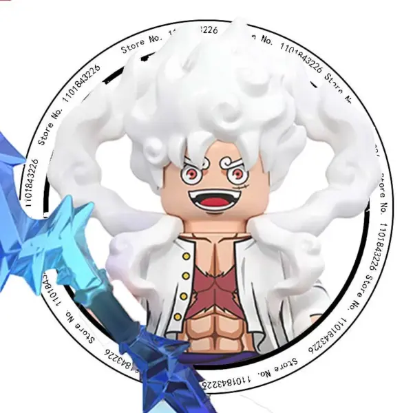 Figurine LEGO de “Monkey D. Luffy (Gear 5)” dans One Piece - Kf s e fcc e aeda a fe s - Toys Galaxy