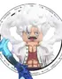 Figurine LEGO de “Monkey D. Luffy (Gear 5)” dans One Piece - Kf s e fcc e aeda a fe s - Toys Galaxy