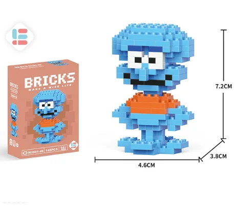 Figurine en briques de “Carlo Tentacules” dans Bob l’éponge - Kf s e d cb ef fa e f - Toys Galaxy