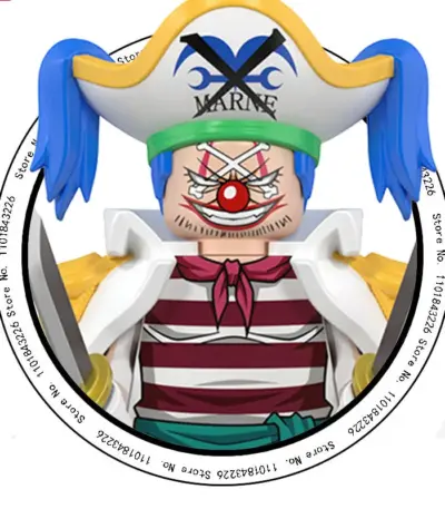 Figurine LEGO de “Buggy le Clown” dans One Piece - Kf sa cd bc eb e b af bc o - Toys Galaxy