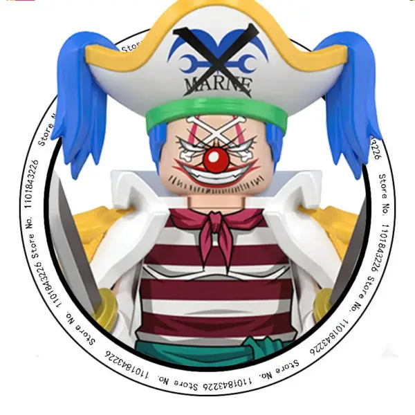 Figurine LEGO de “Buggy le Clown” dans One Piece - Kf sa cd bc eb e b af bc o - Toys Galaxy