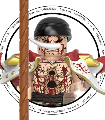 Figurine LEGO de “Edward Newgate” dans One Piece - Kf sd b a c a bcb b k - Toys Galaxy