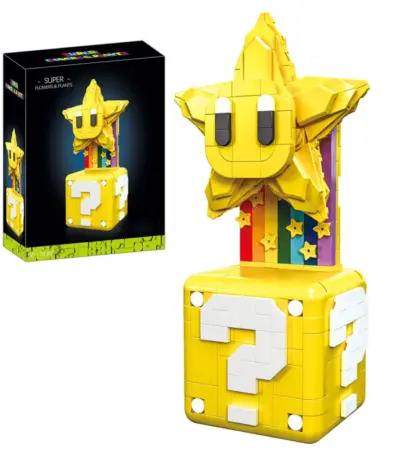 Briques de construction “Bloc Étoile” dans Super Mario - Kf s d a b bb e b i - Toys Galaxy