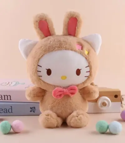 Peluche "Hello Kitty" Lapin Beige Kawaï - Kf s a ffa d a ebe f - Toys Galaxy