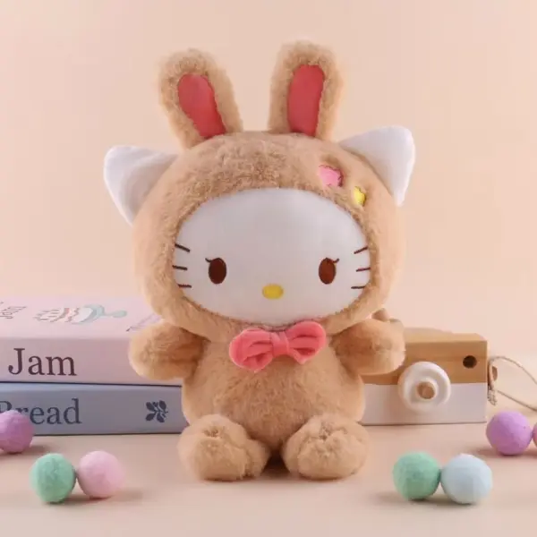 Peluche "Hello Kitty" Lapin Beige Kawaï - Kf s a ffa d a ebe f - Toys Galaxy
