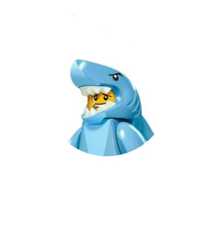 Figurine LEGO de “Requin” dans LEGO City - Kf s fec f d b e c g - Toys Galaxy
