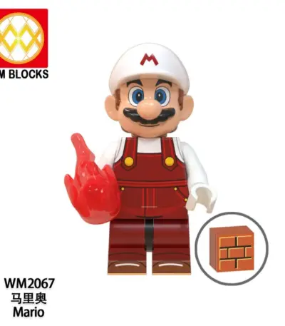 Figurine LEGO de “Mario de feu” dans Super Mario - Kf sa e b ecebab f cc u - Toys Galaxy