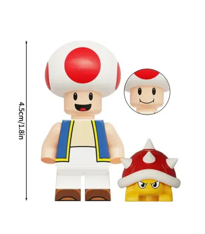 Figurine LEGO de “Toad” dans Super Mario - Kf sc ae c e e b c c d b bd - Toys Galaxy