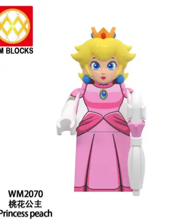 Figurine LEGO de “Princesse Peach” dans Super Mario - Kf sd cb f b c e b ad b f df ac - Toys Galaxy
