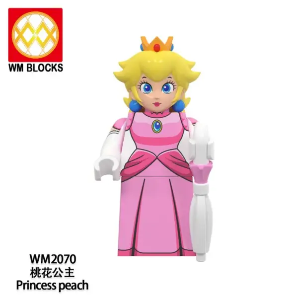Figurine LEGO de “Princesse Peach” dans Super Mario - Kf sd cb f b c e b ad b f df ac - Toys Galaxy