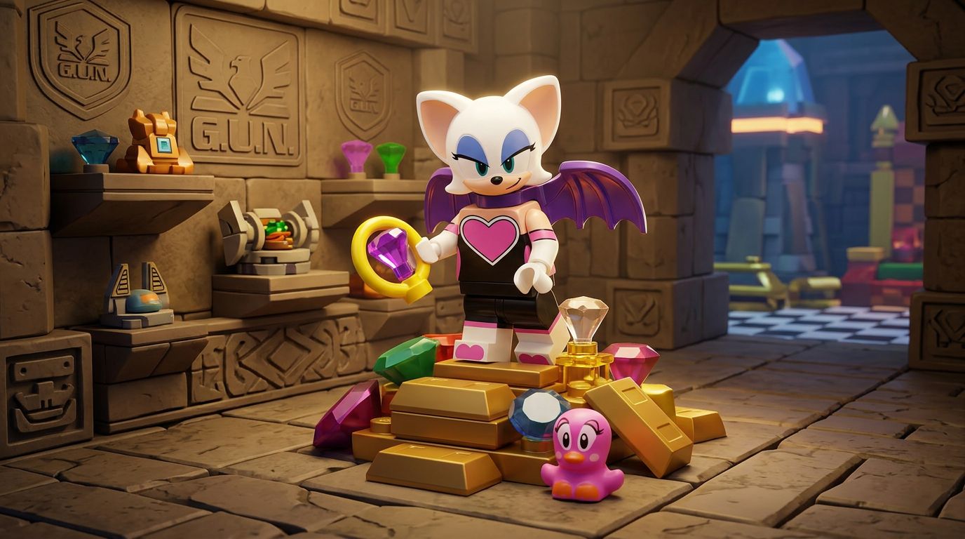 Figurine lego de tails dans sonic the hedgehog - Toys Galaxy