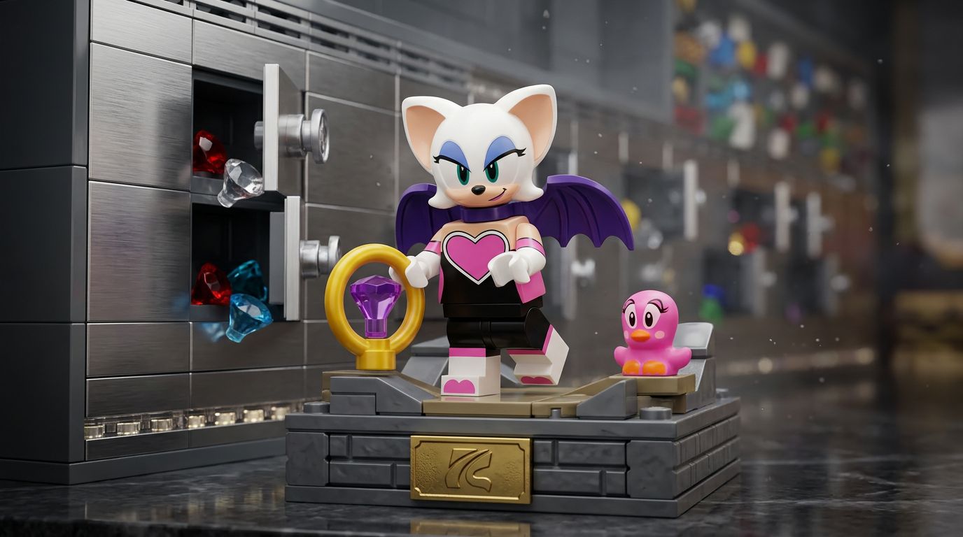 Figurine lego de tails dans sonic the hedgehog - Toys Galaxy