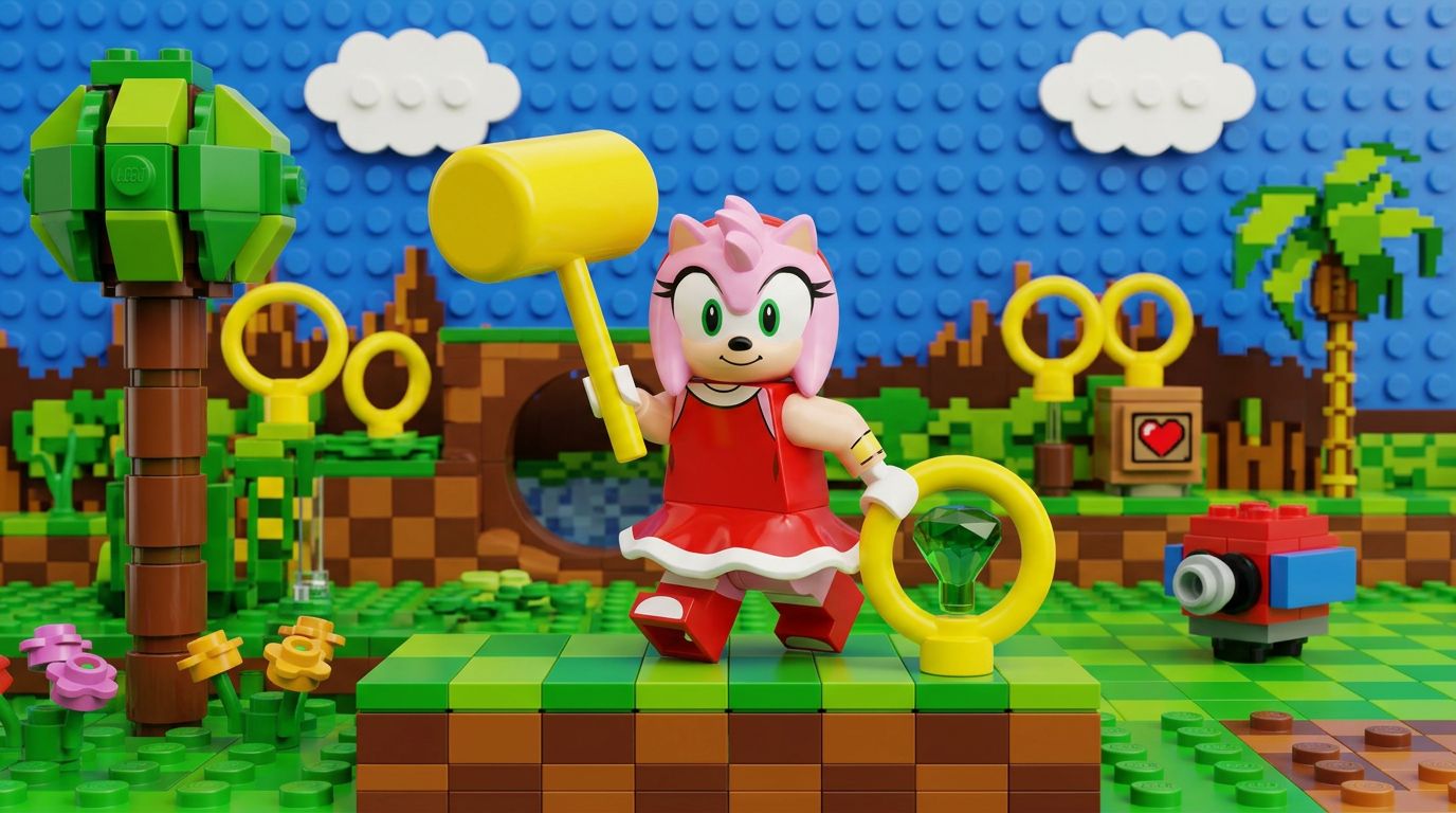 Figurine lego de tails dans sonic the hedgehog - Toys Galaxy