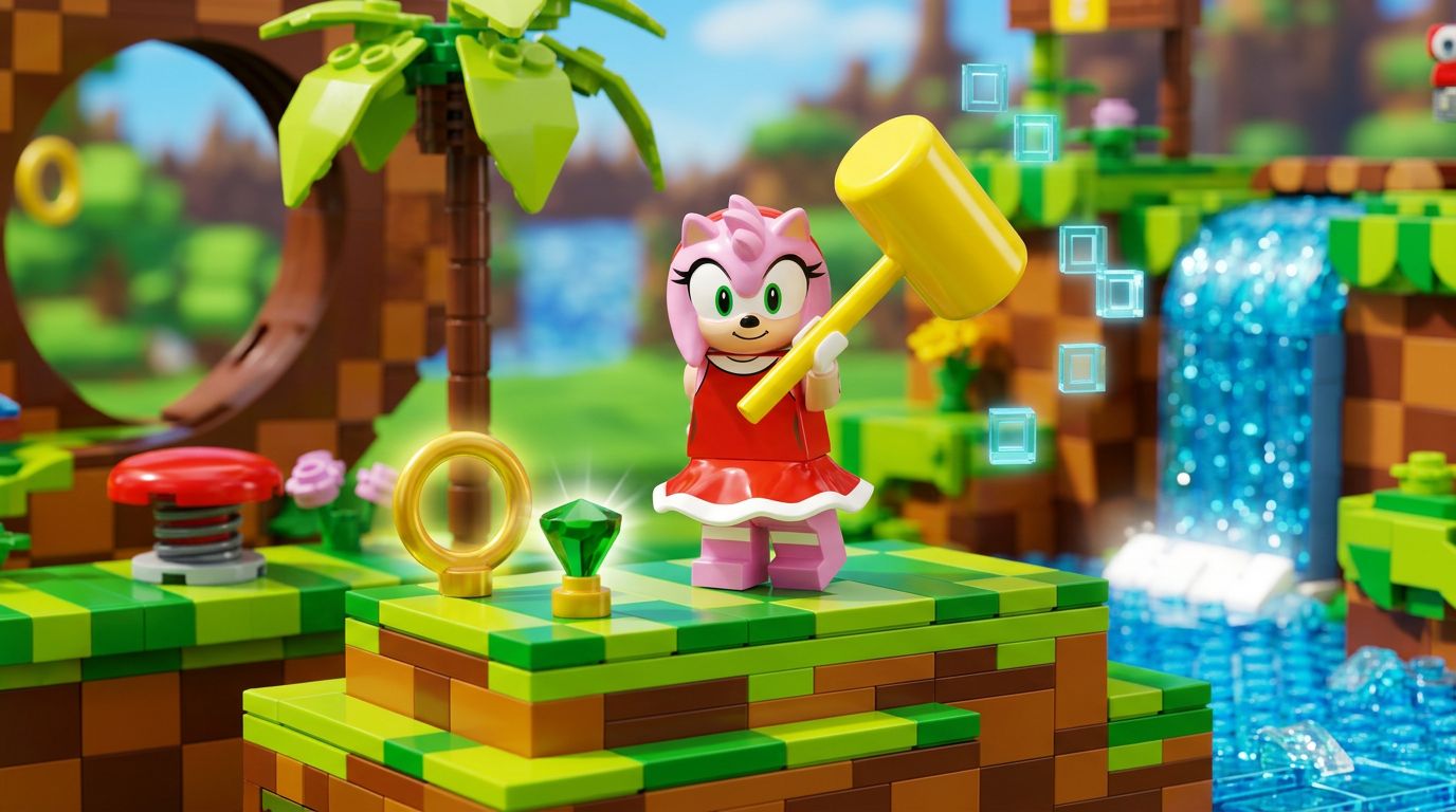 Figurine lego de tails dans sonic the hedgehog - Toys Galaxy