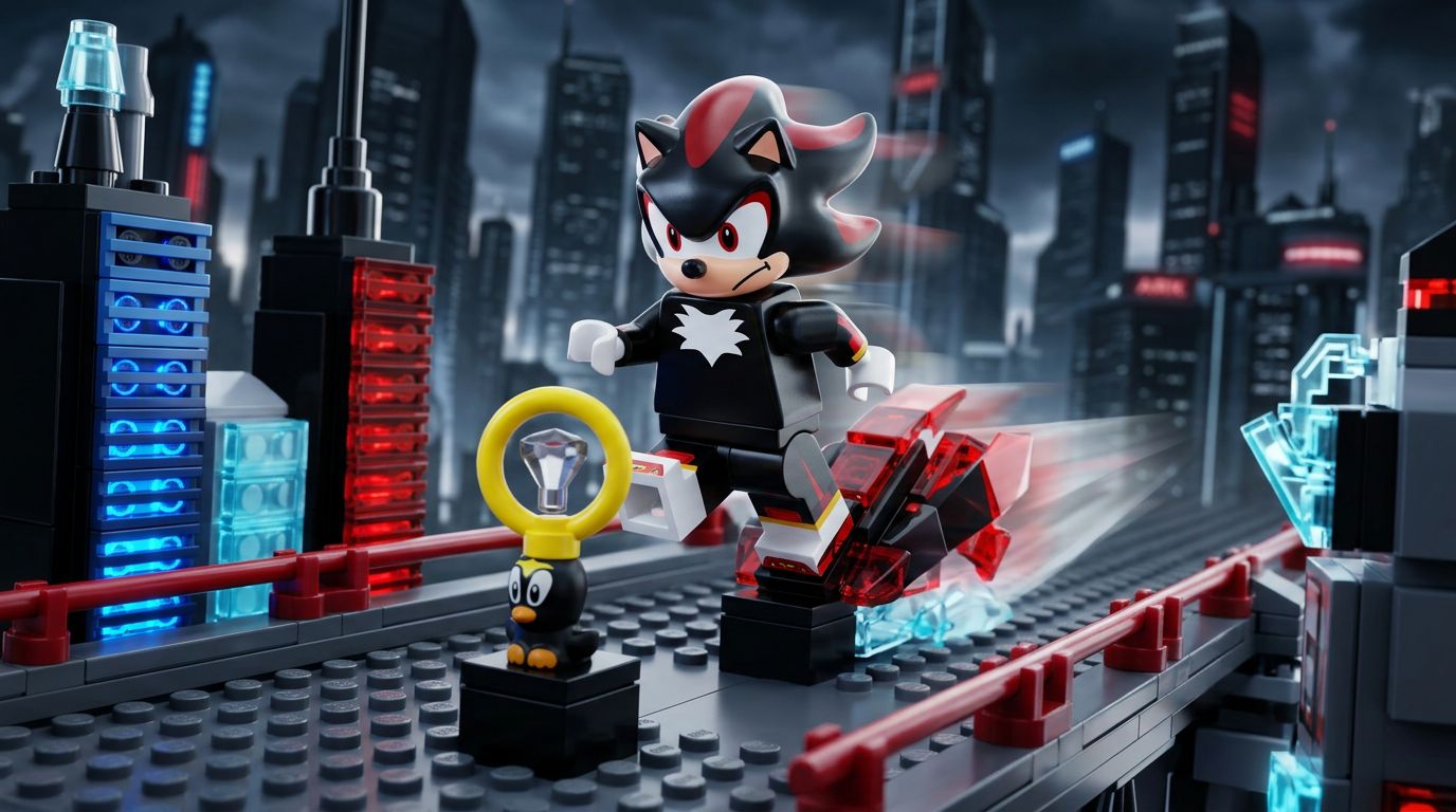 Figurine lego de tails dans sonic the hedgehog - Toys Galaxy