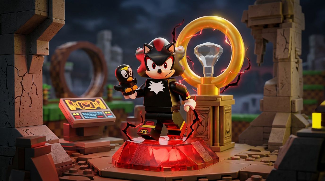 Figurine lego de tails dans sonic the hedgehog - Toys Galaxy