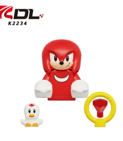 Figurine LEGO de “Knuckles” dans Sonic the Hedgehog - Kf sbaebea f b f c d fe bc bdb - Toys Galaxy