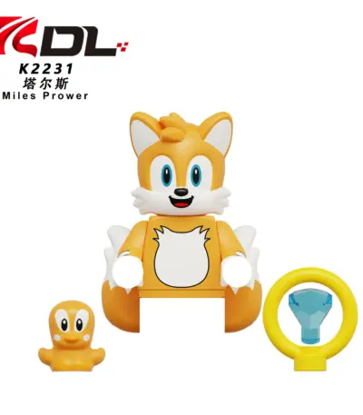 Figurine LEGO de "Tails" dans Sonic the Hedgehog - Kf sc b c d f d ab d eb b a e o - Toys Galaxy
