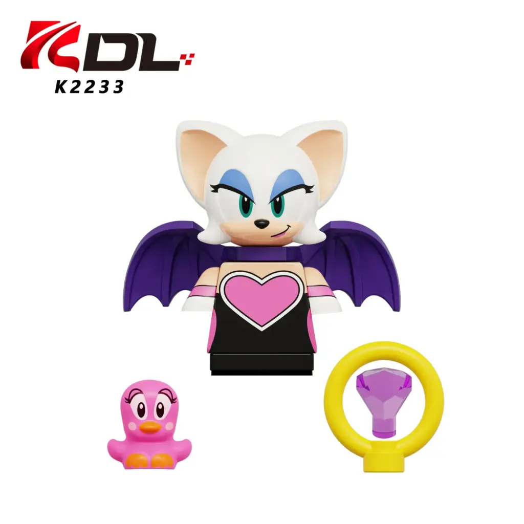 Figurine LEGO de “Rouge the Bat” dans Sonic the Hedgehog - Kf sc a e b a ff fa ak - Toys Galaxy