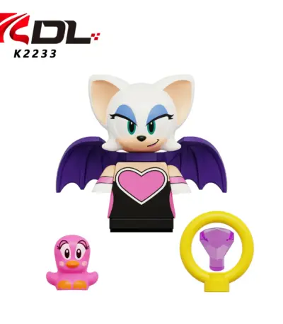 Figurine LEGO de “Rouge the Bat” dans Sonic the Hedgehog - Kf sc a e b a ff fa ak - Toys Galaxy