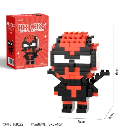 Figurine “Deadpool” en briques de construction - Kf see a e ebebe fe d fa c fq - Toys Galaxy