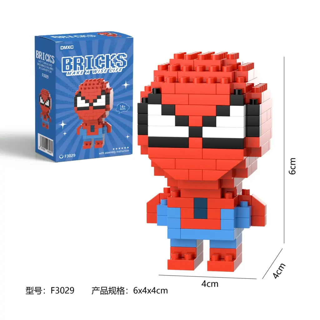 Figurine “Spider-Man” en briques de construction - Kf sf f f d a a c b e b bf w - Toys Galaxy