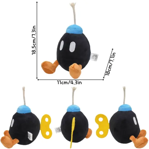 Peluche "Bob-omb noir" dans Super Mario - Kf s a f fa b b b af ddf i - Toys Galaxy