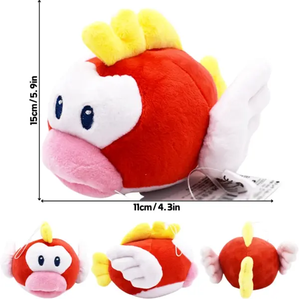 Peluche "Cheep Cheep" dans Super Mario - Kf s b ce b ba ebd f b - Toys Galaxy
