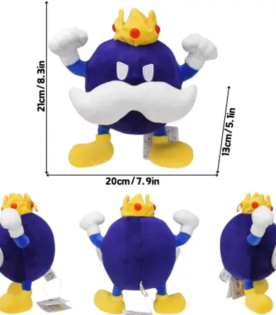 Peluche "King Bob-omb" dans Super Mario - Kf s ac b f e b dbb e s - Toys Galaxy