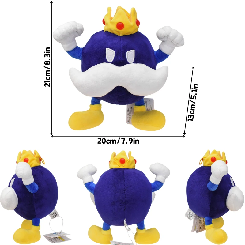 Peluche "King Bob-omb" dans Super Mario - Kf s ac b f e b dbb e s - Toys Galaxy