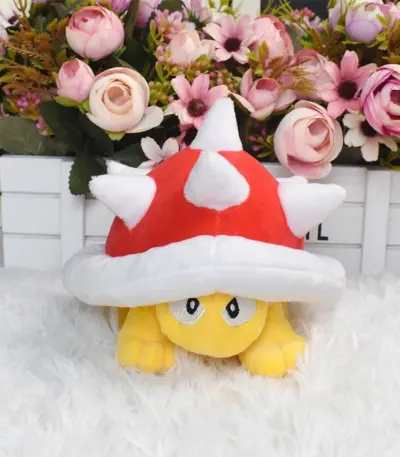 Peluche "Spiny" dans Super Mario - Kf s ab aab bf f d f - Toys Galaxy