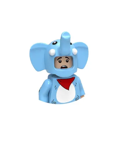 Figurine LEGO de "Costume d'éléphant bleu" dans LEGO City - Kf se d a c a aem - Toys Galaxy